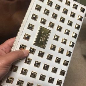 MK studded wristlet